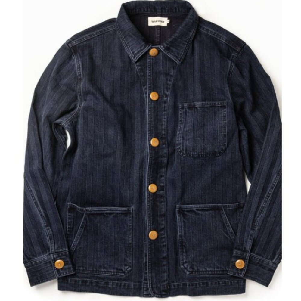 Taylor Stitch - The Ojai Jacket - Washed Indigo Herringbone